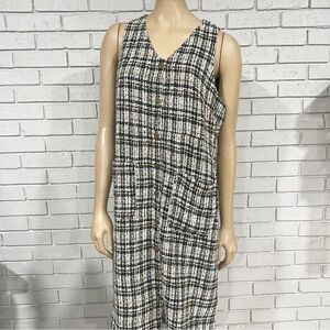 Love Olive Co Sleeveless Tweed Dress